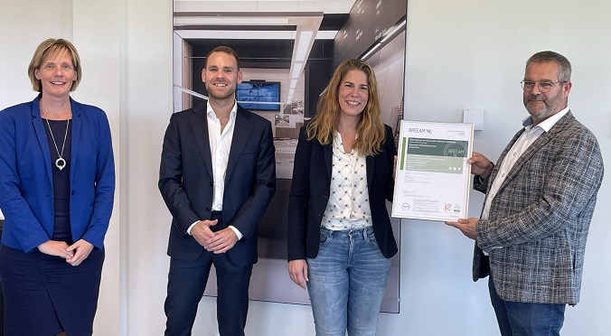 BREEAM-NL certificaat voor distributiecentrum Tegelgroep Nederland